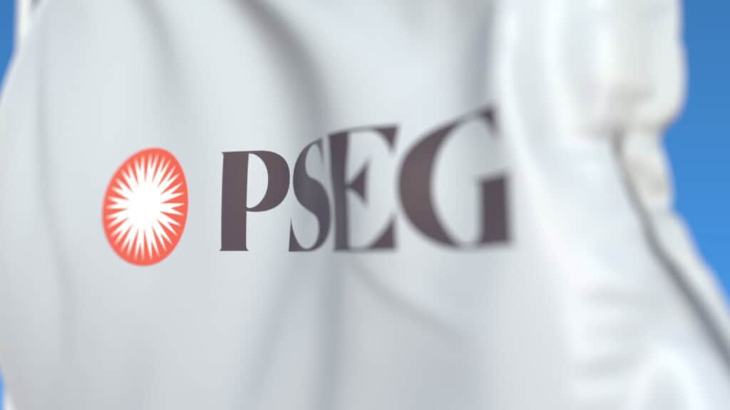 PSEG Long Island logo shown on utility equipment for a SoftDig utility mapping case study